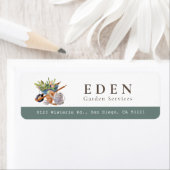 Tuingereedschap Wielwagen Waterverf Adres Etiket (Insitu)