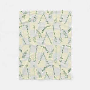 Tuingereedschappen Patroon Fleece Deken