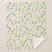 Tuingereedschappen Patroon Sherpa Deken (Voorkant)