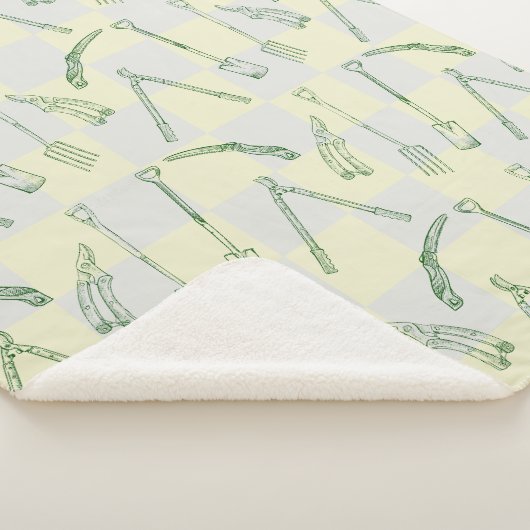 Tuingereedschappen Patroon Sherpa Deken (3/4)