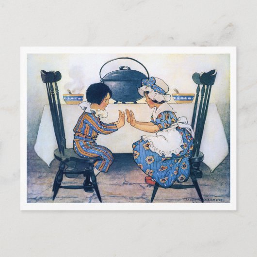 Tuingersoep, Jessie Willcox Smith Briefkaart (Voorkant)