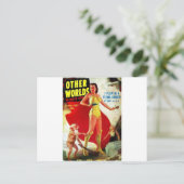 Tuingnomen bij het strand briefkaart (Staand voorkant)