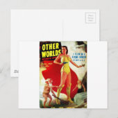 Tuingnomen bij het strand briefkaart (Voorkant / Achterkant)