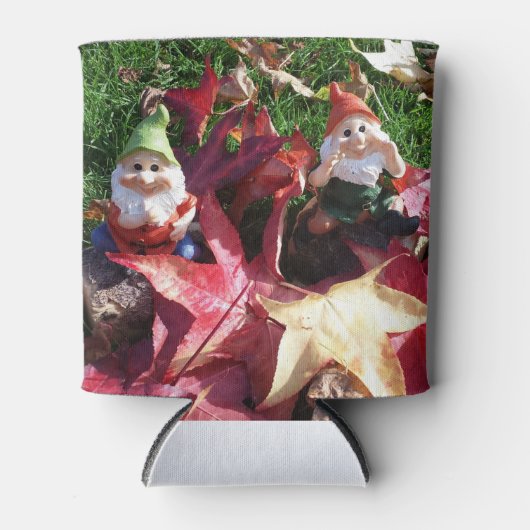 Tuingnomen Mythical Red Fall-bladeren Blikjeskoeler (Voorkant)