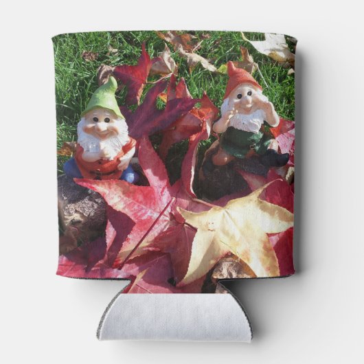 Tuingnomen Mythical Red Fall-bladeren Blikjeskoeler (Achterkant)