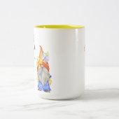 tuingnomen, vun kleurrijke moderne tweetone koffie tweekleurige koffiemok (Center)