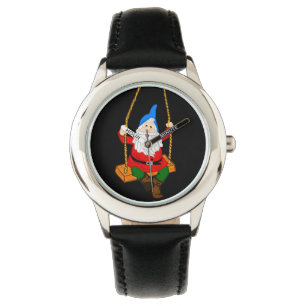 Tuingnoom op een naai horloge