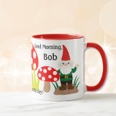 Tuingnoompaddenstoel past de Mok van de koffiebeke