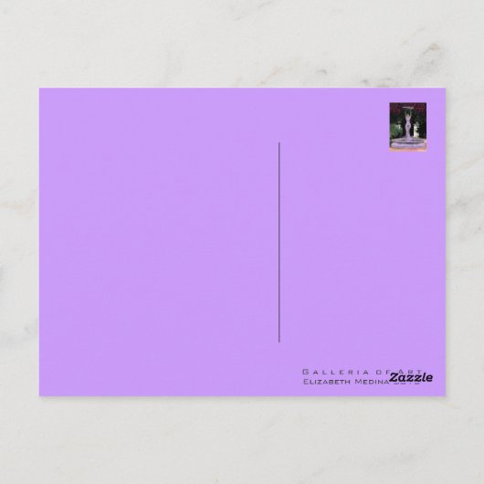 Tuingodin ~ Briefkaart (Achterkant)