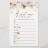 Tuingridal emoji pictionary game (Voorkant)