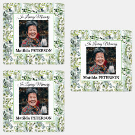 Tuingroen laat begrafenislijm / waterdicht labels