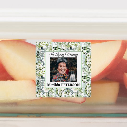 Tuingroen laat begrafenislijm / waterdicht labels (Aangebracht)