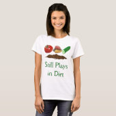 Tuingroenten en soil White T-Shirt (Voorkant volledig)