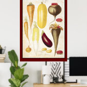  tuingroenten keukenkunst poster (Thuiskantoor)