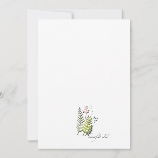 Tuingwerktuigen — Uitnodiging (Achterkant)