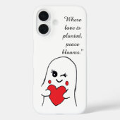 Tuinhartcitaat telefoonhoes. Case-Mate iPhone case (Achterkant)