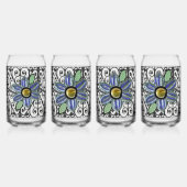 Tuinhek Bloem Blikvorm Glas (Voorkant)