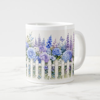 Tuinhek vlinder bloem mok Blauw Lavendel