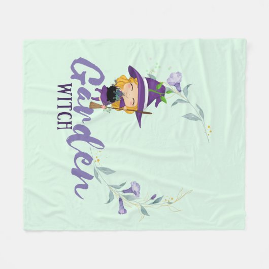 TUINHEKS - Personaliseer met tekst, spreuk, sigil Fleece Deken (Voorkant (Horizontaal))