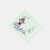 TUINHEKS - Personaliseer met tekst, spreuk, sigil Servet (Hoek)