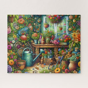Tuinhokpuzzel Legpuzzel