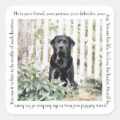 Tuinhond Stickers (Voorkant)