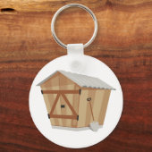Tuinhuisje Sleutelhanger (Voorkant)