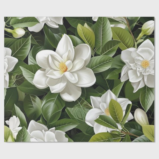 Tuinia bloemen inpakpapier (Vlak)