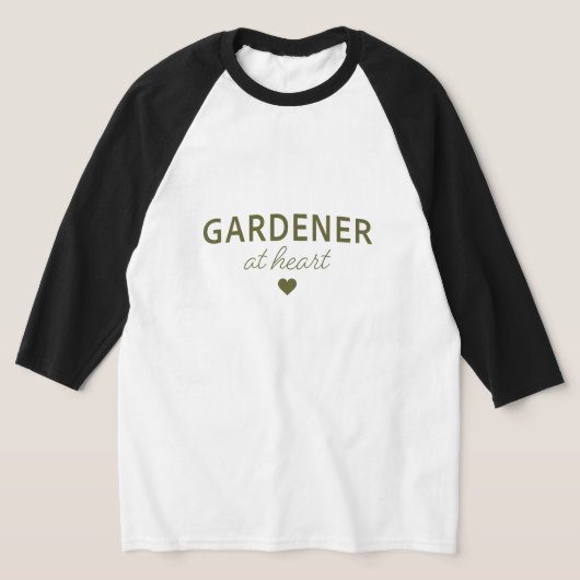 TUINIER IN HART - Donkergroene shirt hoed (Laagn)