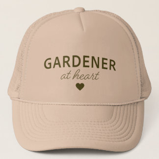 TUINIER IN HART - Donkergroene Trucker Hoed Pet