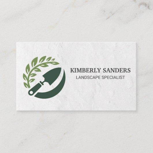 Tuinier Logo | Landschapsarchitectuur | Bomen Visitekaartje (Voorkant)