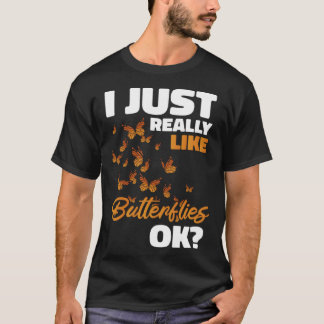 Tuinier Monarch Bloemen Planten Tuinieren Butterfl T-shirt