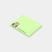 tuinier uil post-it® notes (Schuin)