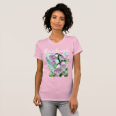 Tuinier Vogelhandschoen Bloemen Schilderen Kunst B T-shirt (Voorkant volledig)