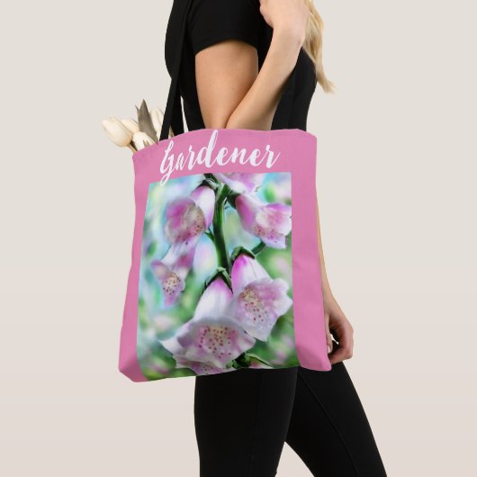 Tuinier Vogelhandschoen Bloemen Schilderen Kunst B Tote Bag (Dichtbij)
