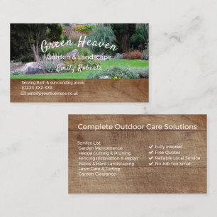 Tuinierbedrijf Visitekaartje   Professioneel