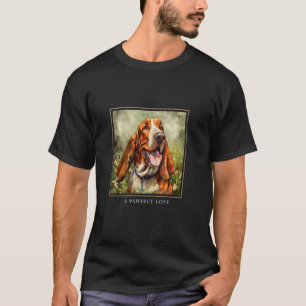 Tuinieren 4\Basset Hound Hondentuin Bloemen Schild T-shirt