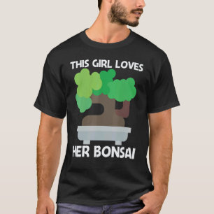 Tuinieren 4\Cool Bonsai Voor Meisjes Kinderen Boom T-shirt