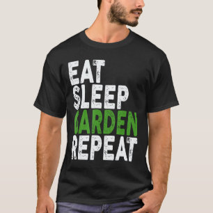 Tuinieren 4\Eet Slaap Tuin Herhaal Boer Tuinieren T-shirt
