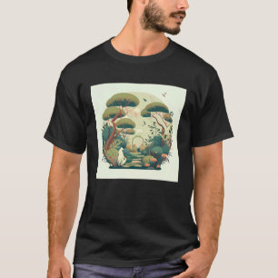 Tuinieren 4\Herfst Bonsai Bomen Tuin Heiligdom Vij T-shirt