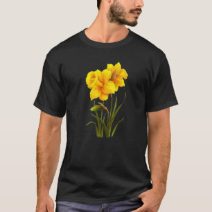 Tuinieren 4\Narcissen Bloemen Bloemrijk Lente Stij T-shirt