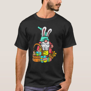 Tuinieren 4\Paaseieren Noordse Tuinkabouter Konijn T-shirt