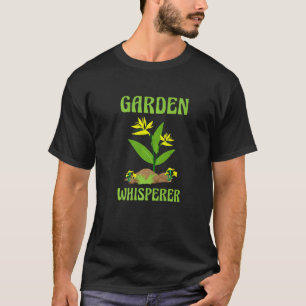 Tuinieren 4\Tuinfluisteraar Botanische Bloemen Gar T-shirt