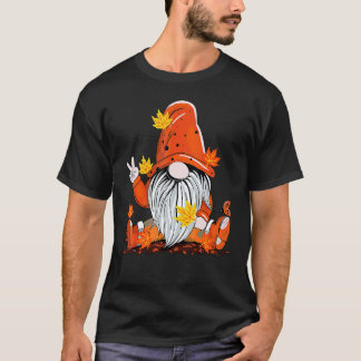Tuinieren 4\Tuinkabouter Vrede Hand houdt kaart va T-shirt