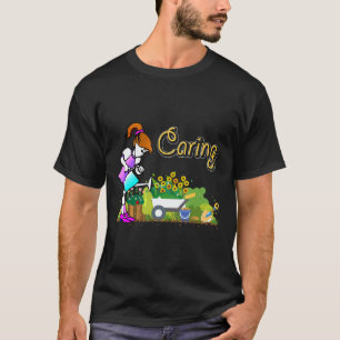 Tuinieren 4\Verzorging Met Een Tuinman Die Haar B T-shirt