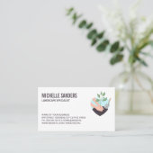 tuinieren | Aanplant van bomen Logo Visitekaartje (Staand voorkant)