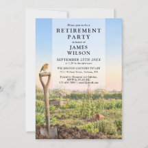 Tuinieren Aquarel Pensioenfeest