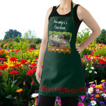 tuinieren bloementuinliefhebber persoonlijk schort<br><div class="desc">tuinieren bloem plant tuinliefhebber persoonlijk Schort. Voeg je eigen naam en tekst toe om te personaliseren.</div>