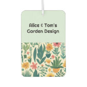 Tuinieren Business QR Code Moderne Promotie Luchtverfrisser (Voorkant)