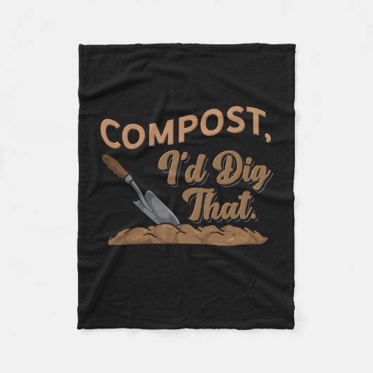 Tuinieren Compost Fleece Deken (Voorkant)